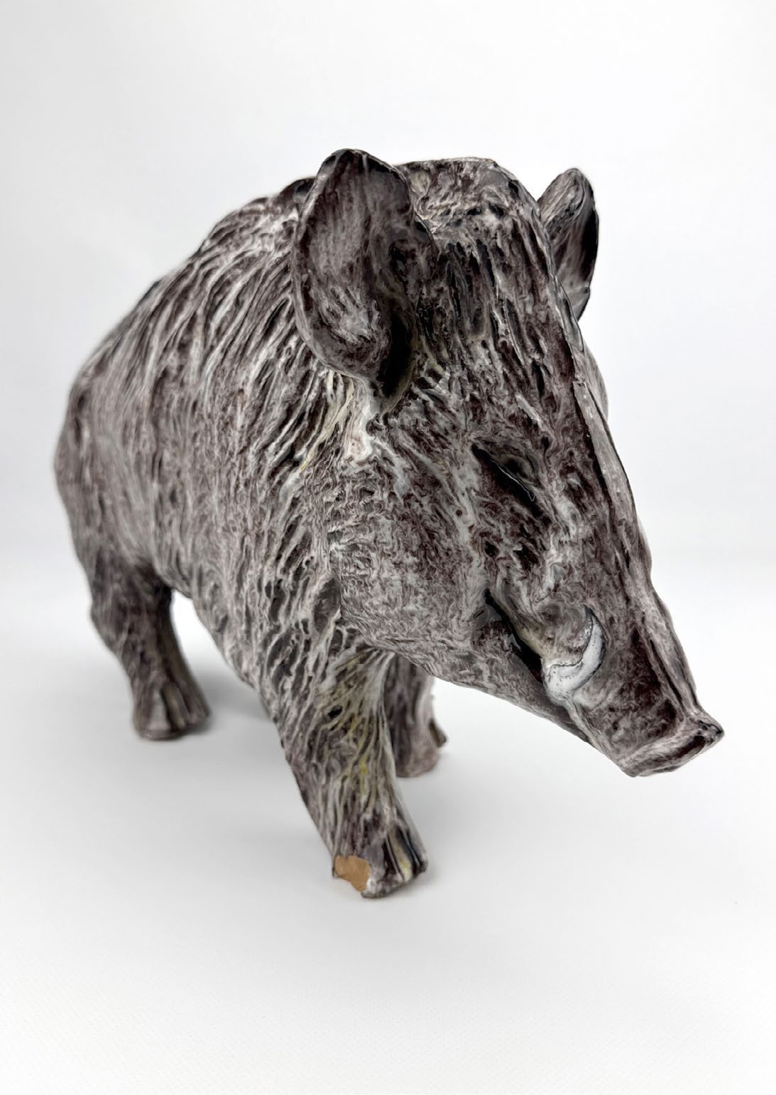 Lot 52 — ANTIQUE CERAMIC BOAR
