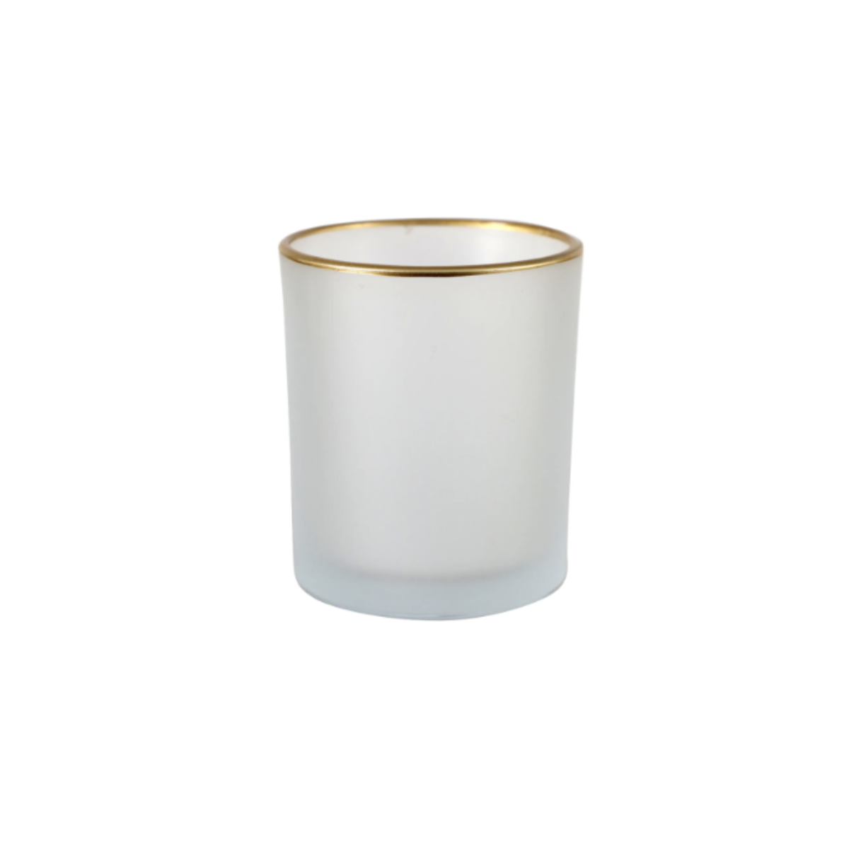 Gold Rim Votive Candle Holder