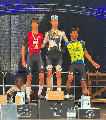 Eric Schreiber auf dem Podium