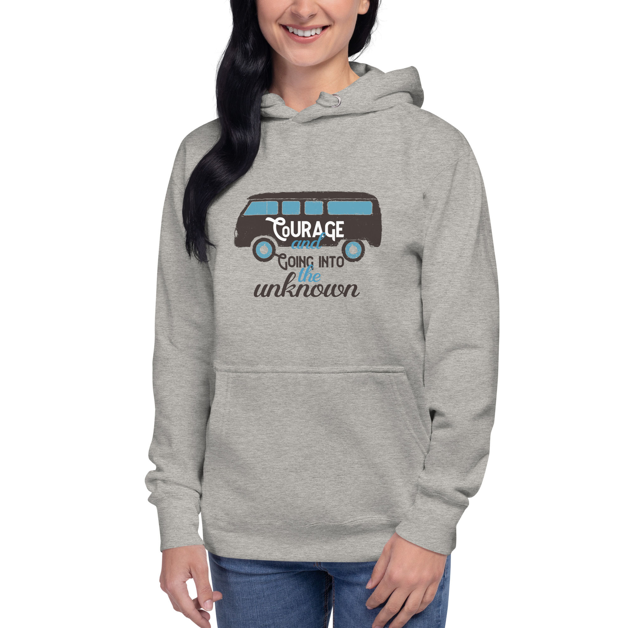 Melange Grey Hoodies For Women