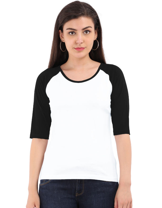 Thumbnail: Women's Raglan T-Shirt | 100% Super Combed Cotton | 180 GSM