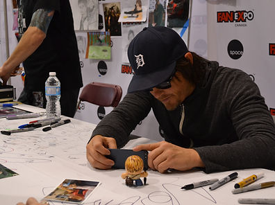 Norman meeting Tiny Daryl Dixon