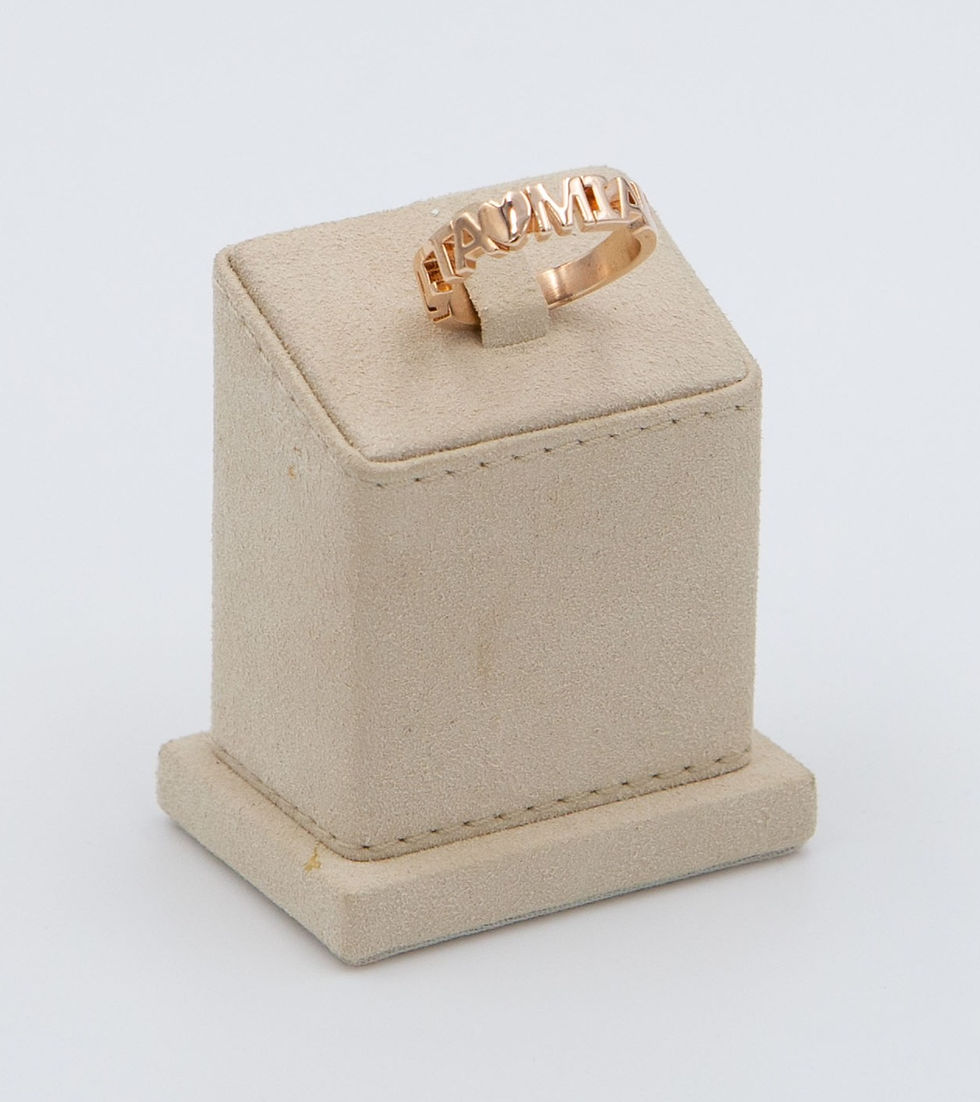 Anello scritta "VITA MIA"