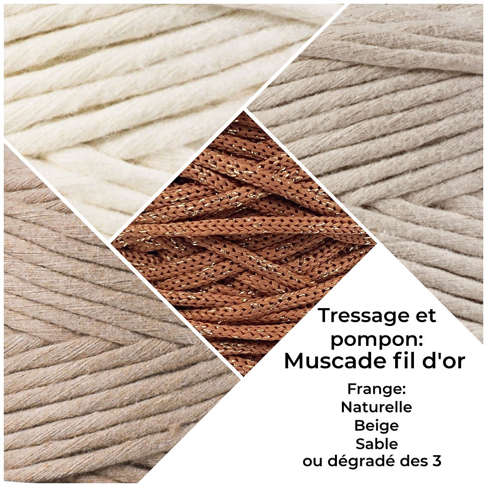 Miniature : Bali plume en macramé
