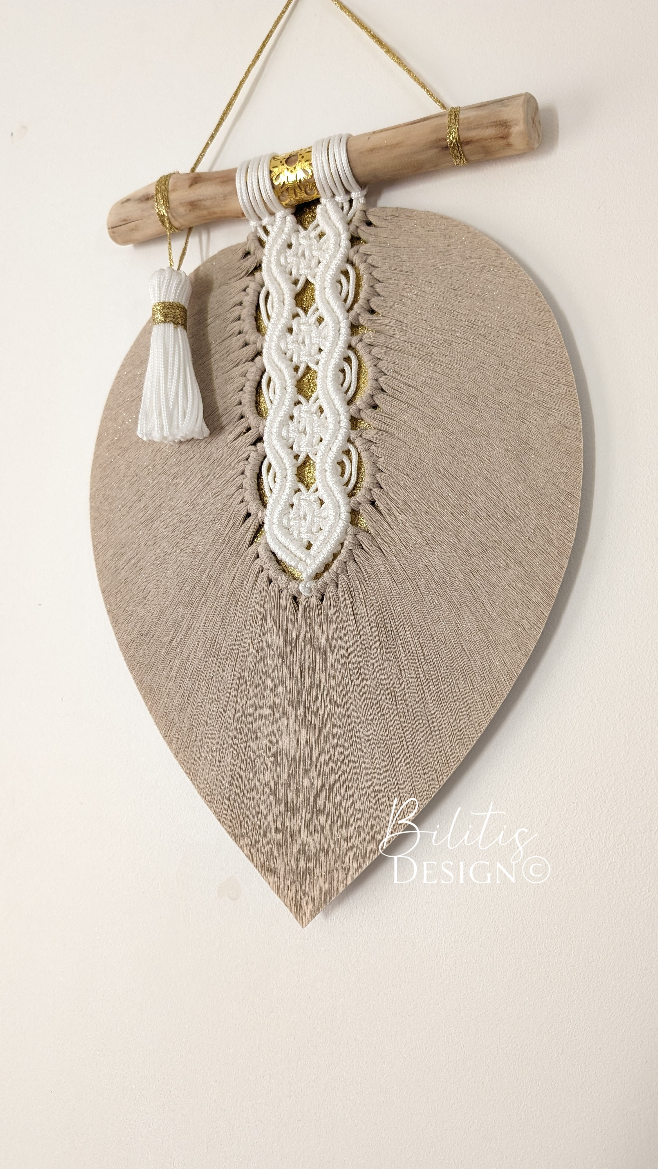 Bali plume en macramé