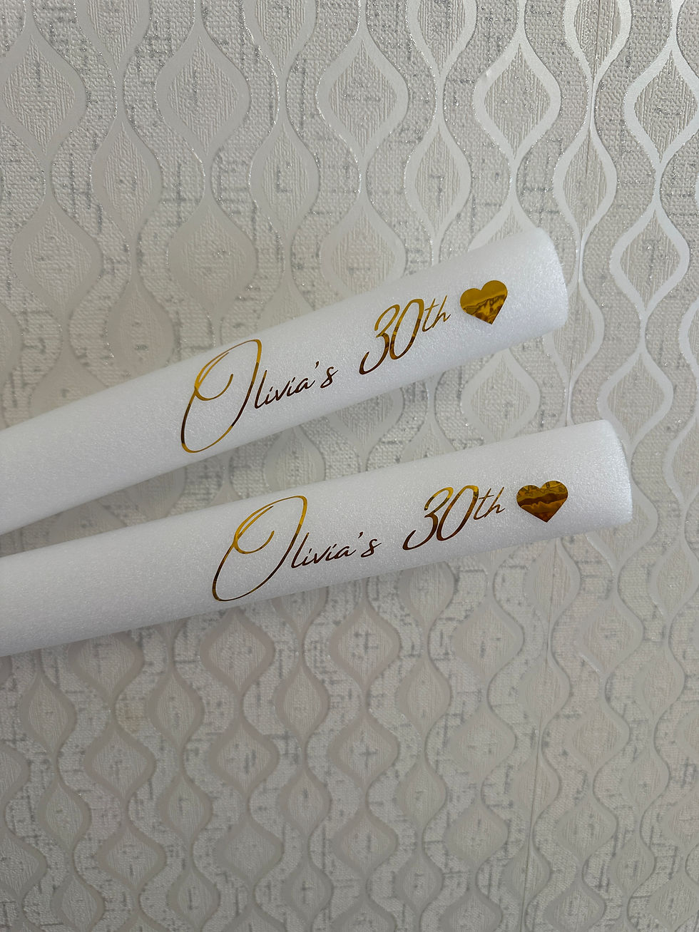 Thumbnail: Personalised Foam Glow Sticks