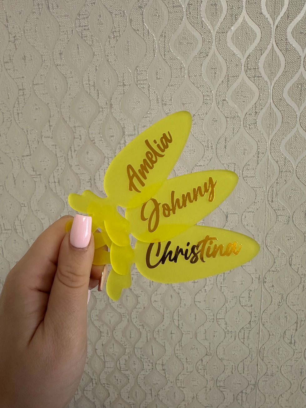 Thumbnail: Personalised Carrot Acrylic Place Cards
