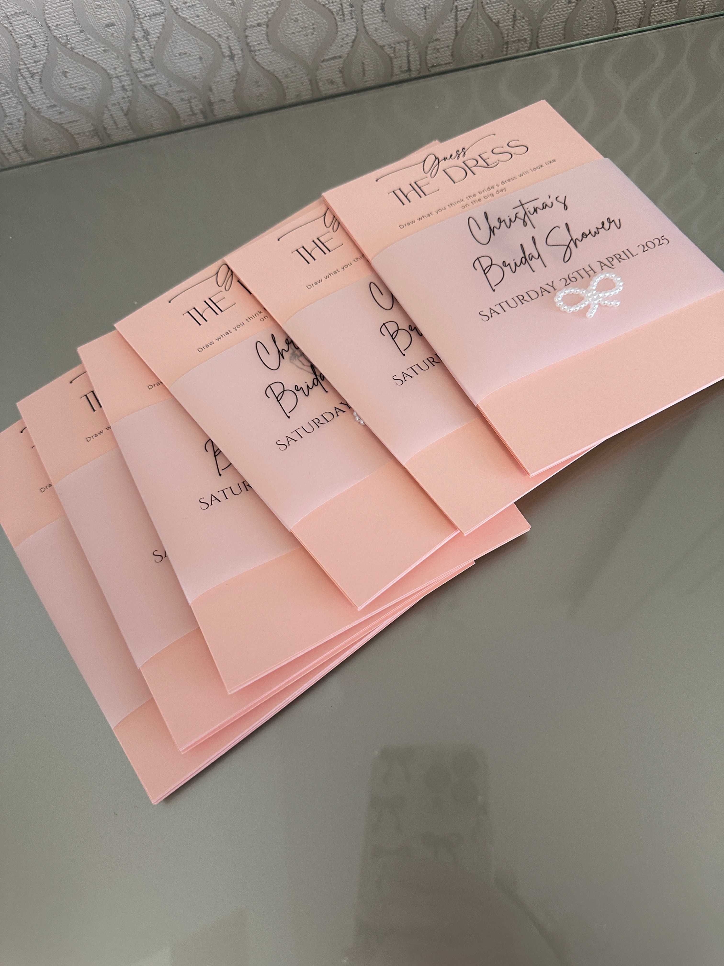 Personalised Bridal Shower Games Pack