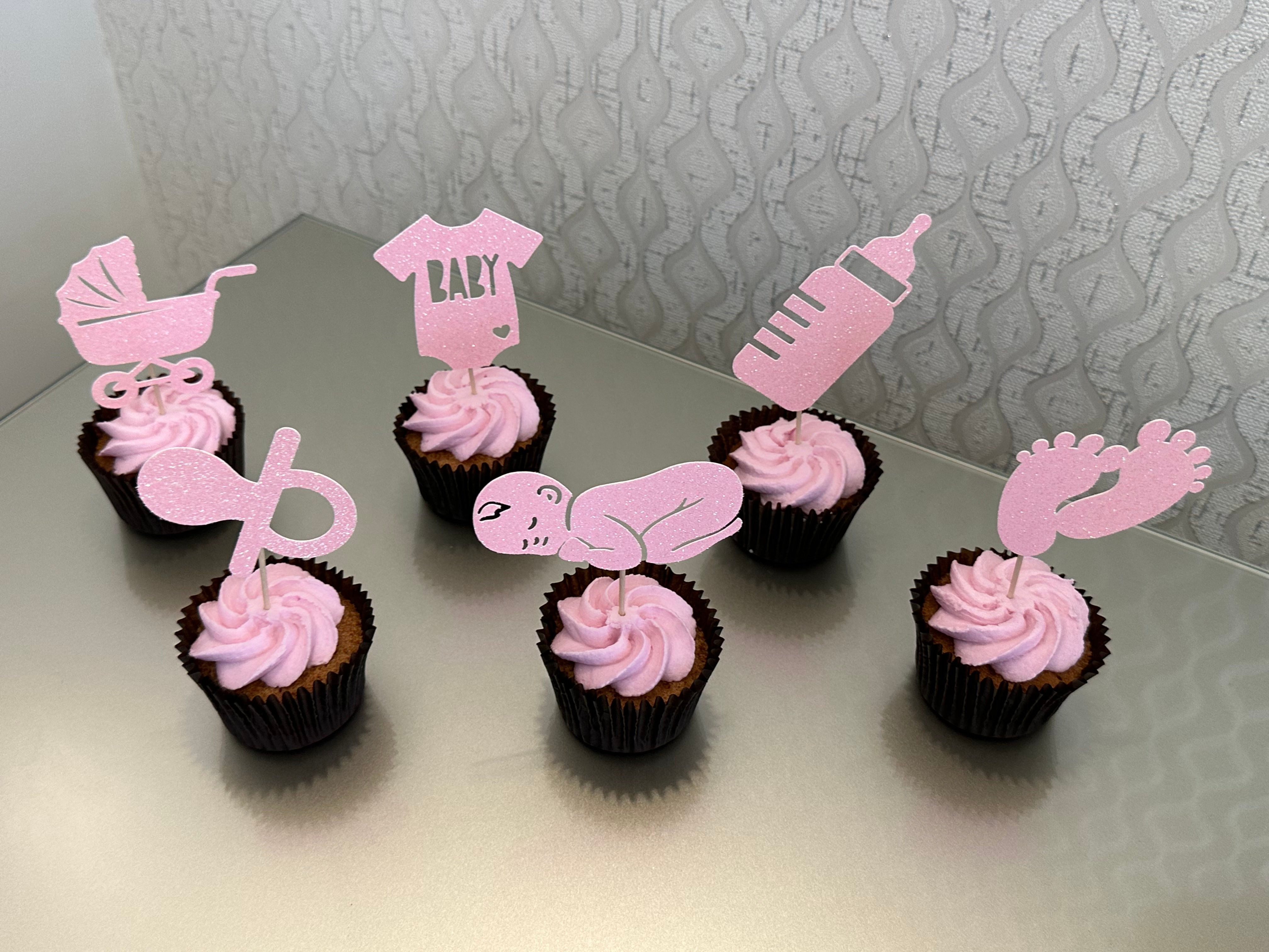 Baby Shower Cupcake Toppers