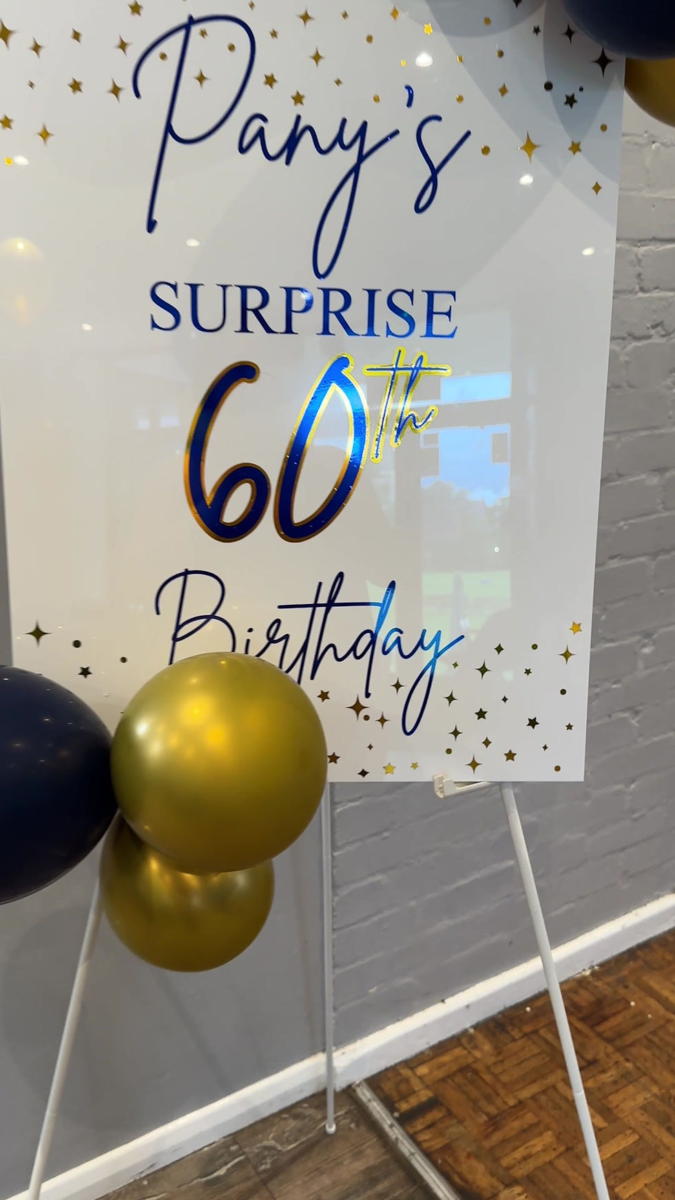 Thumbnail: Acrylic Birthday Welcome Sign