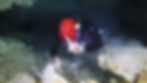 Cave diver making a navigation decision in zero visibility