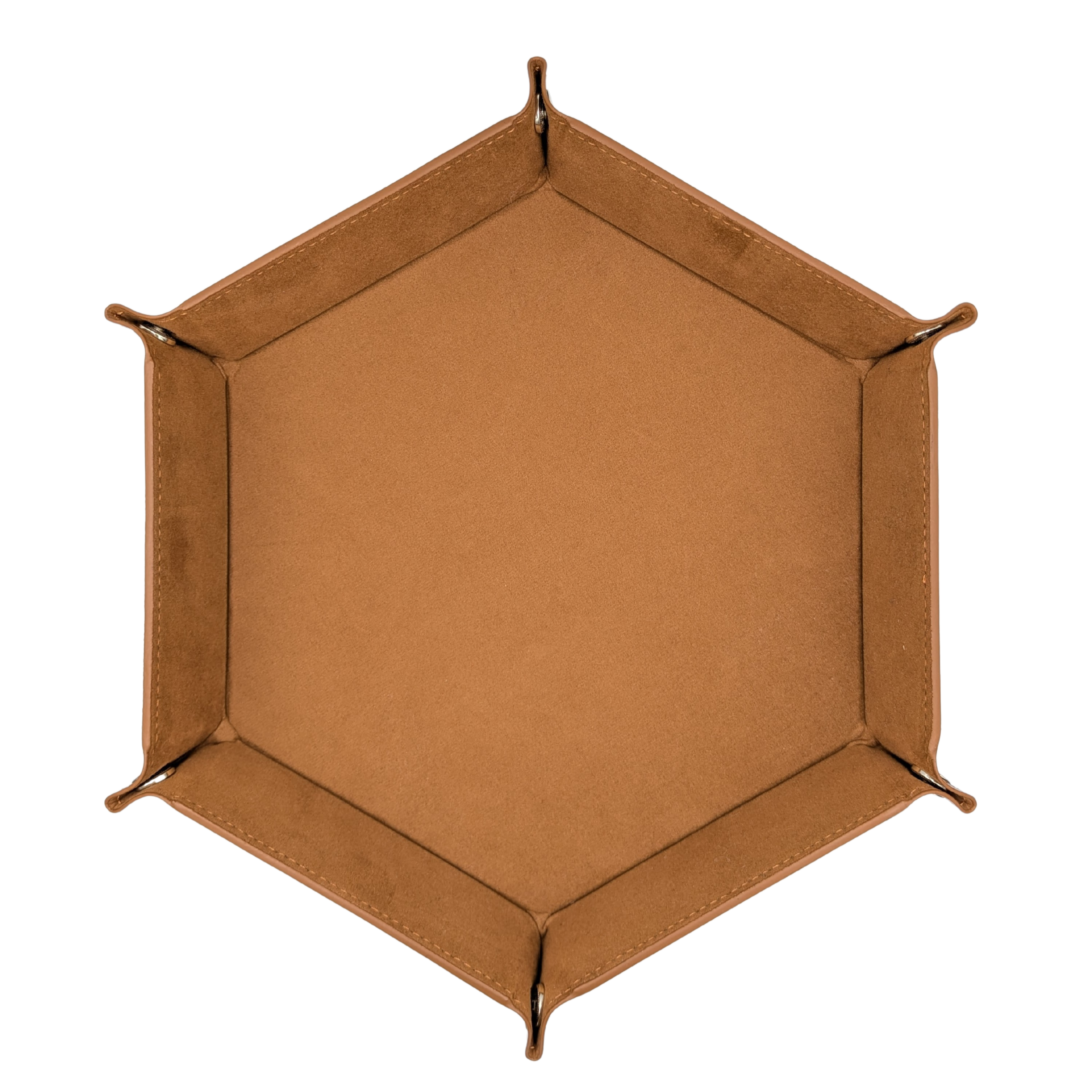 Velvet Hex Tray XL (Brown)