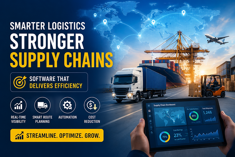 Logistics Software Improves Supply Chain Efficiency