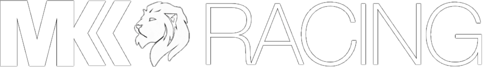 Logo, MKK Lion Racing, White on Black.png