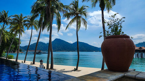 Pool at Pangkor Laut Resort in Malaysia on Elegant Escape the best travel blog about luxury travel hotels flights food