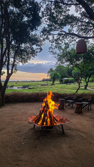 Bonfire for evening entertainment at Luxury Safari &beyond in Masai Mara at the Kichwa Tembo camp. Luxury travel blog. Best travel blog. Best African Safari.