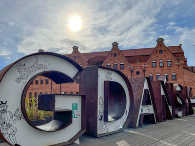 GDANSK sign in Gdansk Poland on Elegant Escape the best travel blog about luxury travel