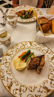 Chicken for dinner at Oberoi Vanyavilas hotel in Ranthambore, India, on Elegant Escape, the best luxury Travel Blog.