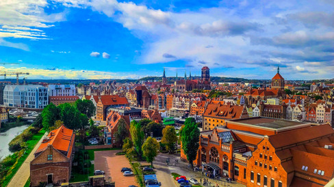 Skyline in Gdansk Poland on Elegant Escape the best travel blog about luxury travel