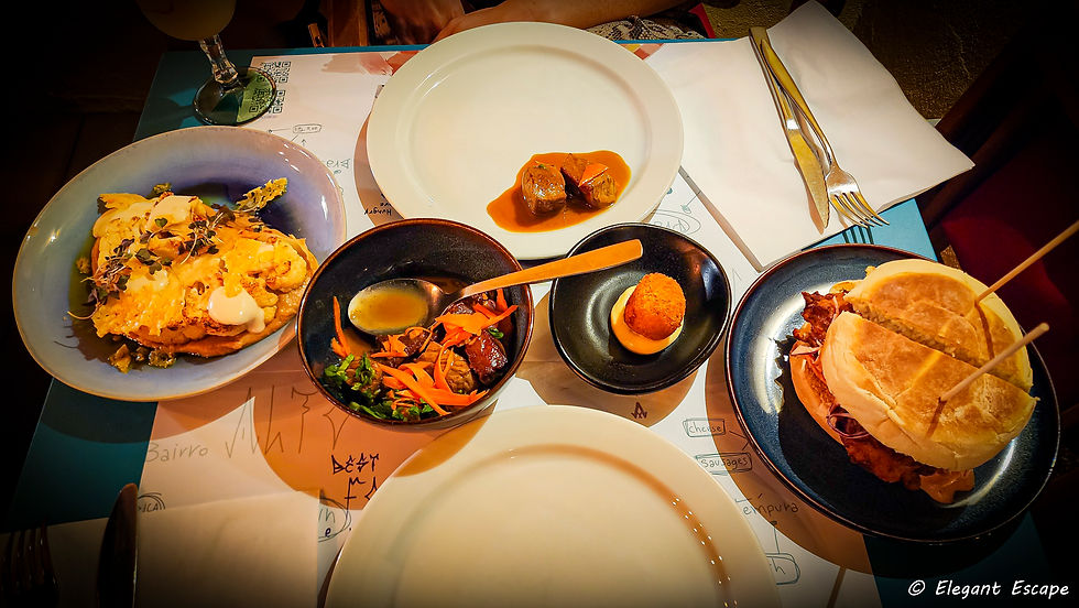 Dinner at Tapa Bucho best restaurants Lisbon Portugal on Elegant Escape the best travel blog about luxury travel hotels flights food