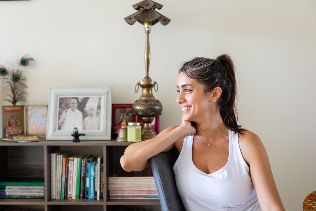 Person Enjoying self care during a personal retreat for yoga, meditation and self work