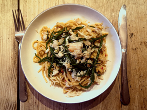 Recipe: Issy's Seasonal Crab Linguine from A Homage to Home