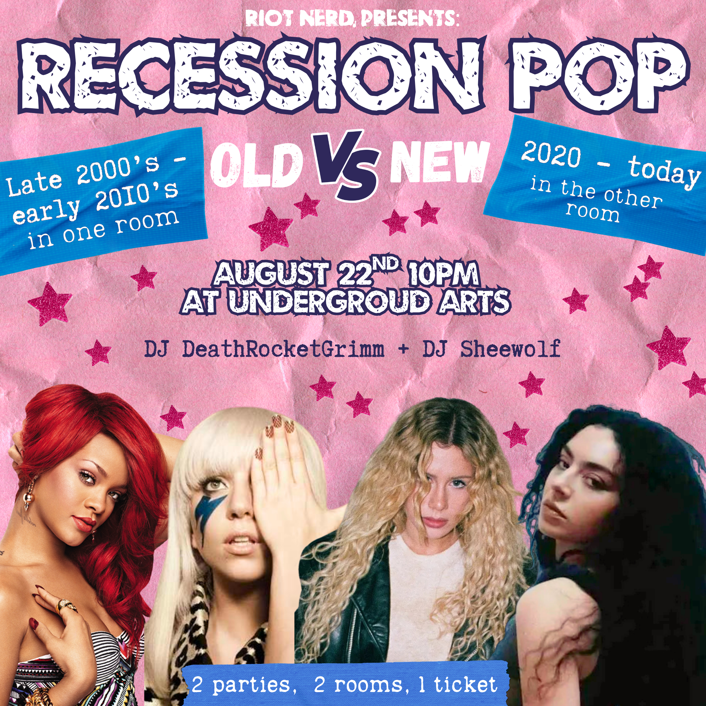 Recession Pop Old Vs New Dance Party