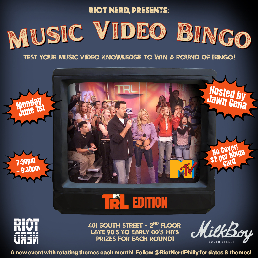 Music Video Bingo - TRL Edition