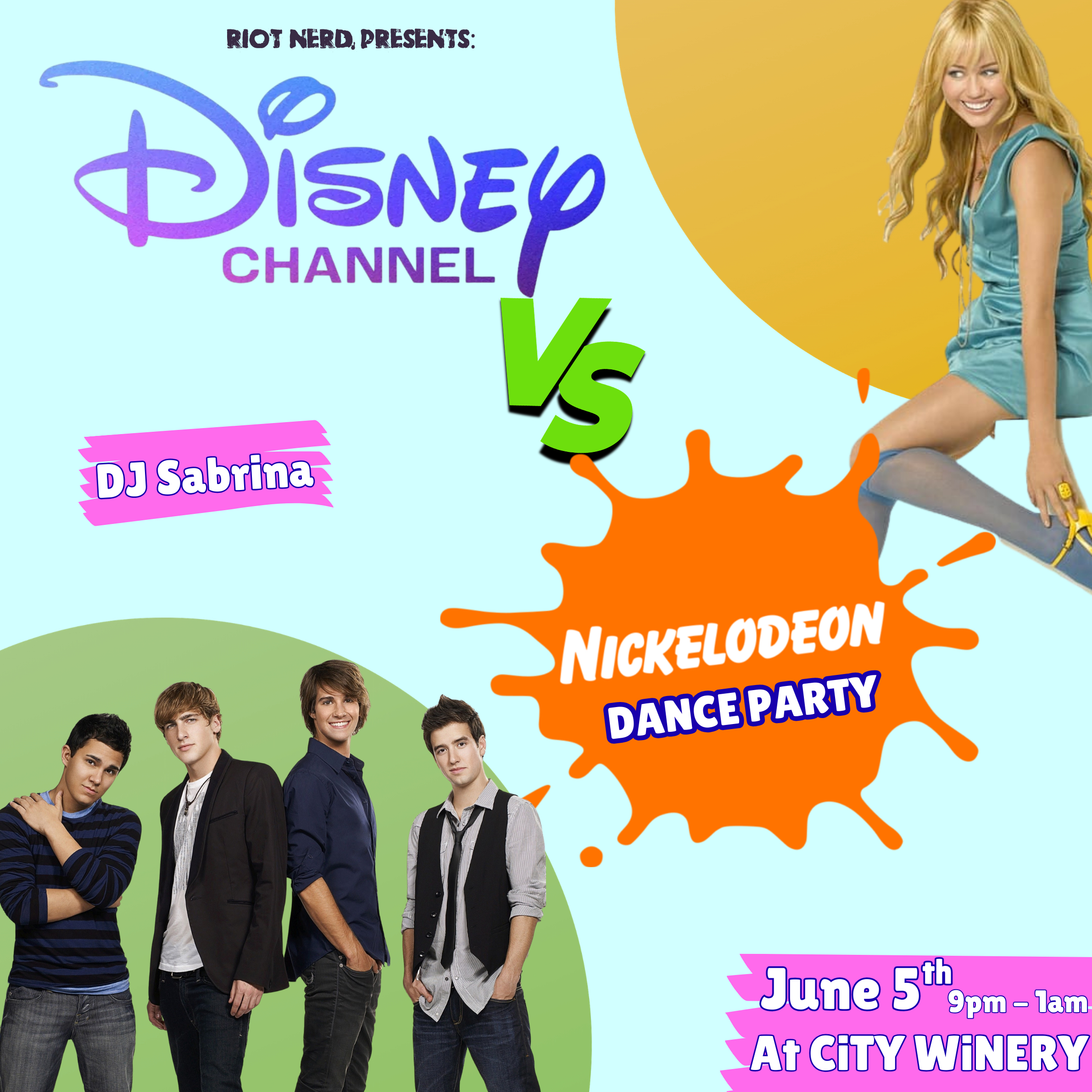 Disney Channel Vs Nickelodeon Dance Party
