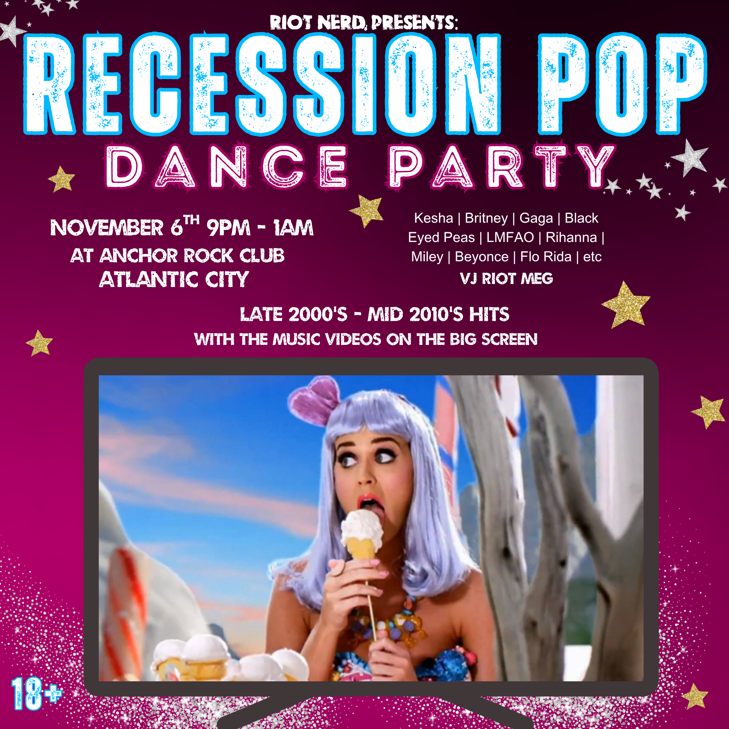 Recession Pop Dance Party (Atlantic City)