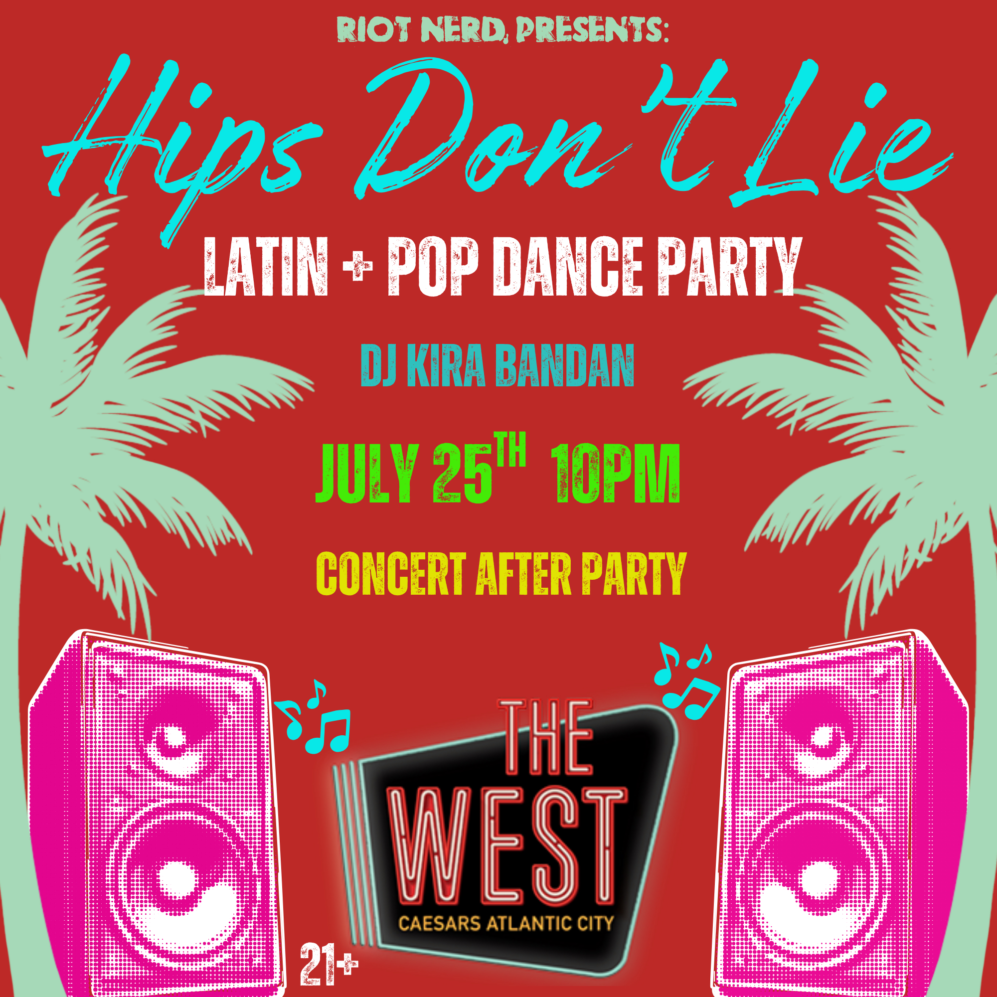 Hips Don’t Lie: Latin + Pop Party (Atlantic City)