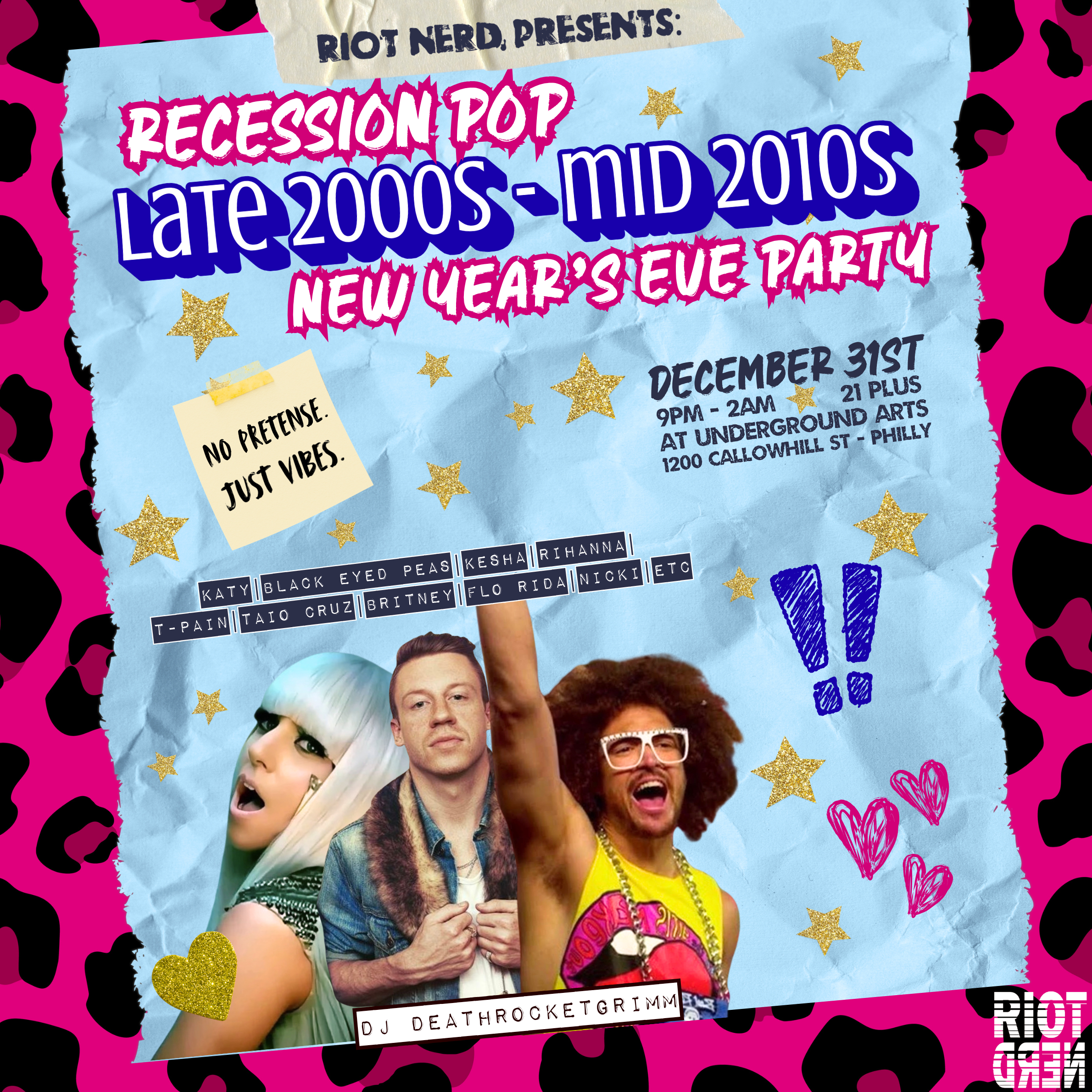 Recession Pop New Year’s Eve Party