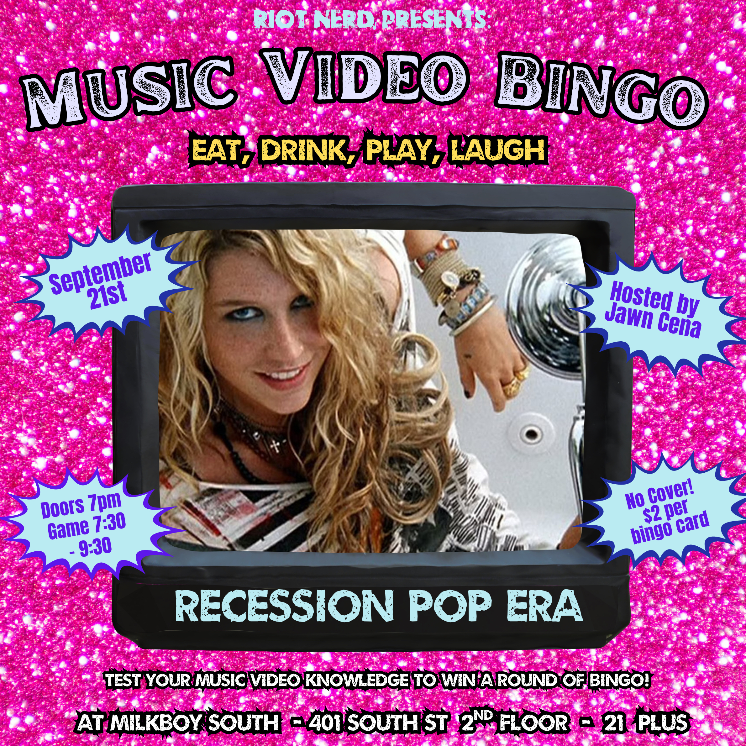Music Video Bingo: Recession Pop Edition