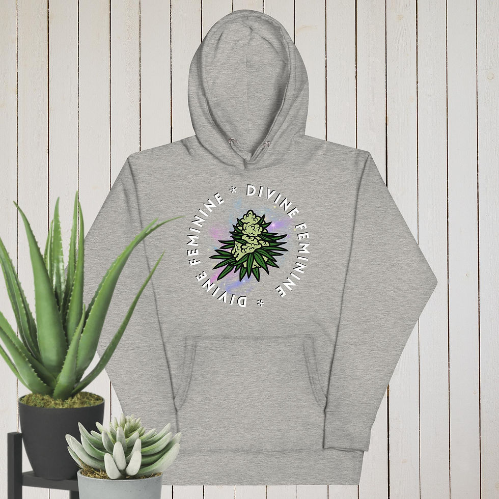 Thumbnail: Divine Feminine Bloom - Unisex Hoodie