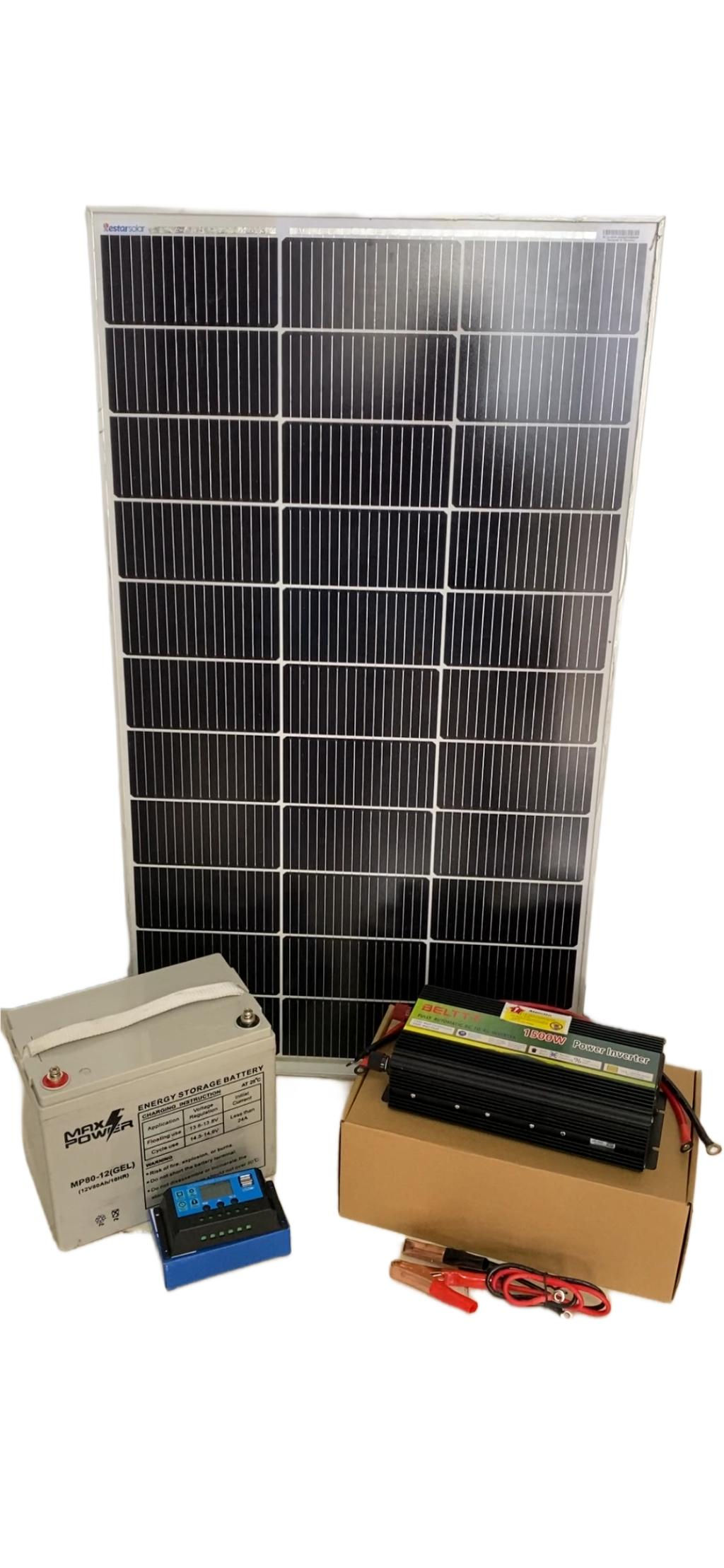 Planta Energía Solar Max 80 para casa, apartamentos y fincas