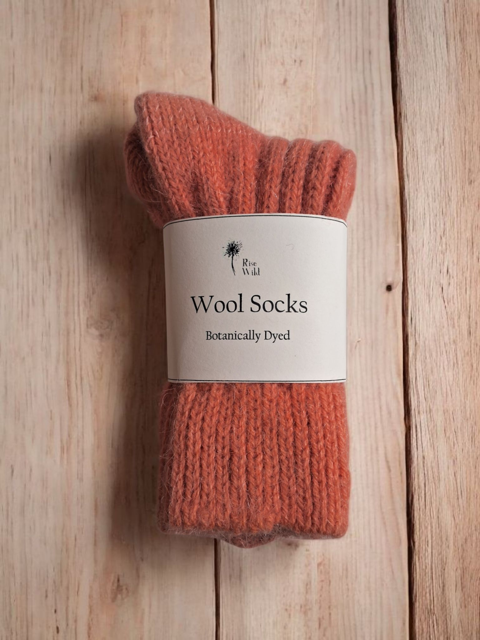 Botanically Dyed Wool Socks