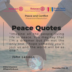 Virtual project - Peace campaign