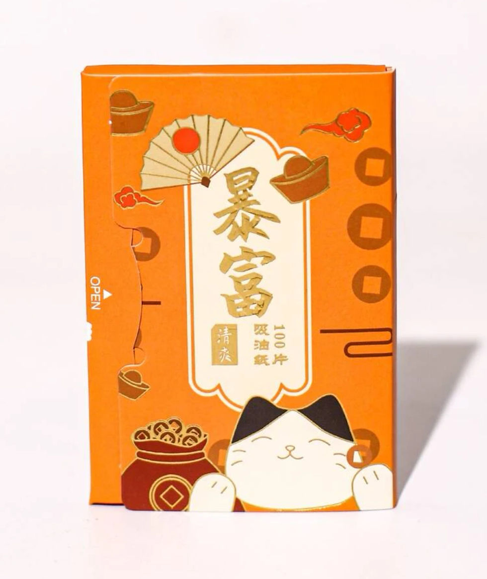 Toallitas secante de grasa facial