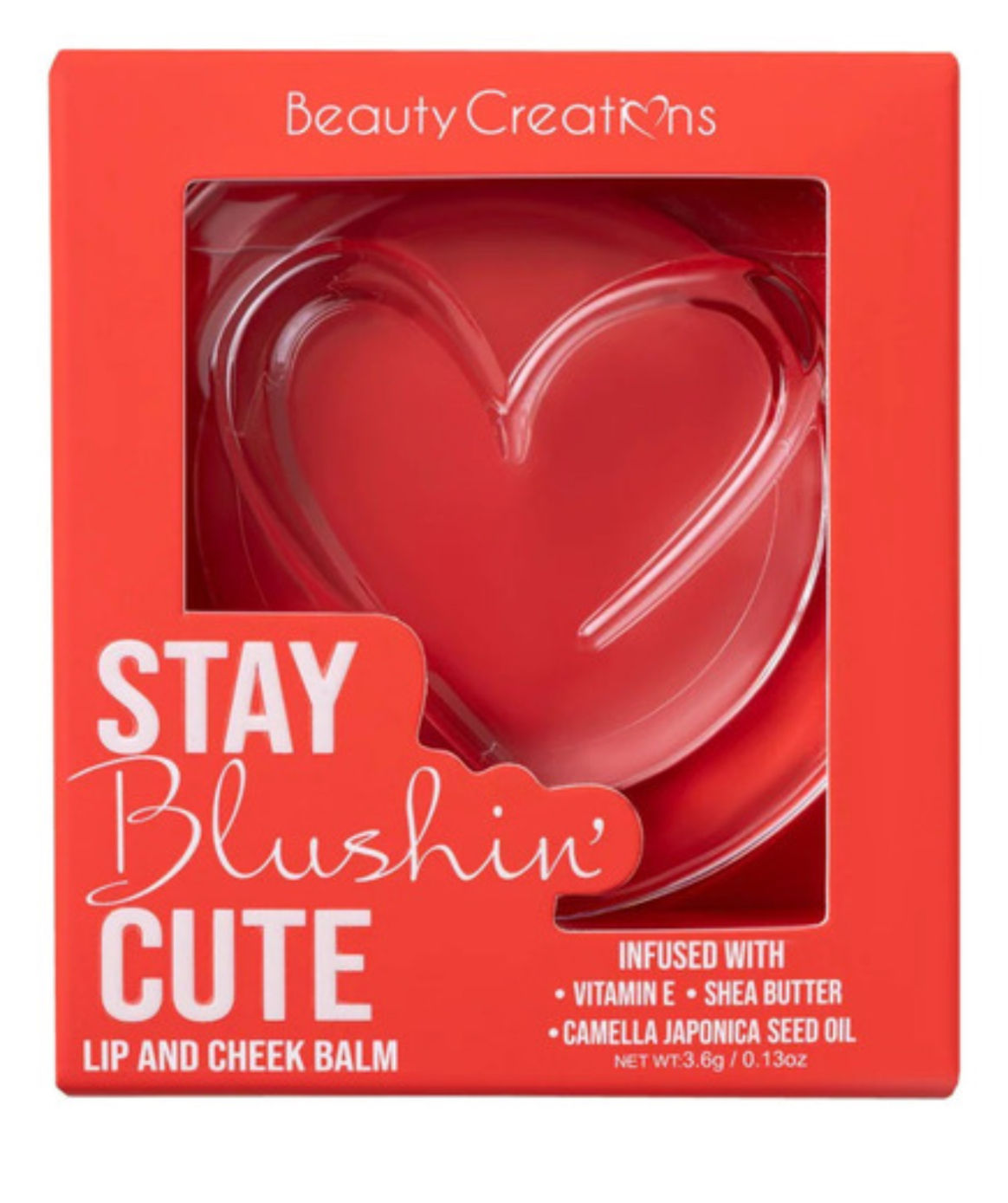 Stay Blushin cute Lip and Cheek Balm Beauty Creations 