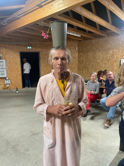 He "braided" my hair too!