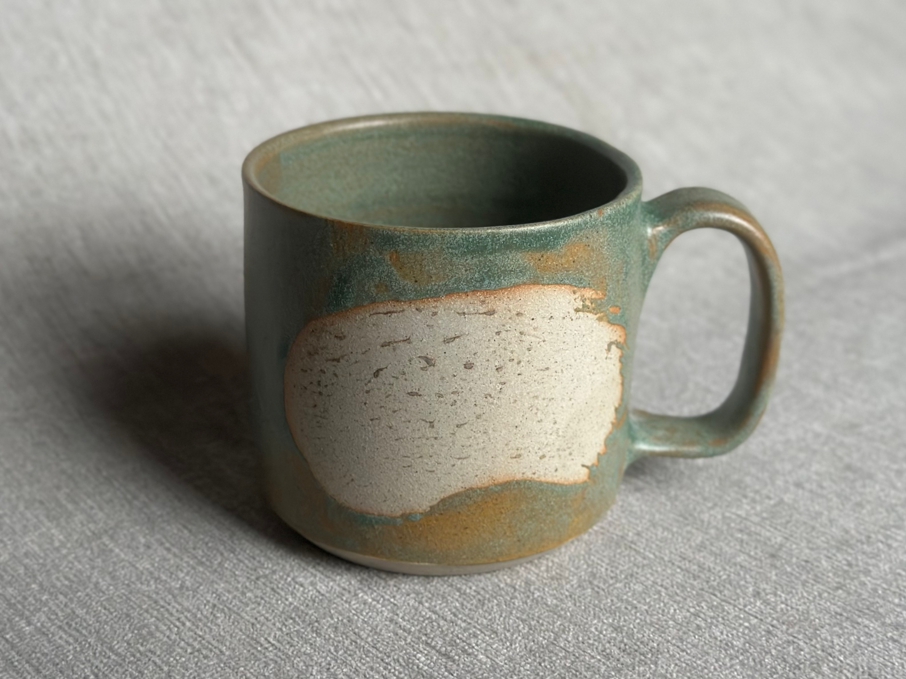 Brushed mug - meadow green 
