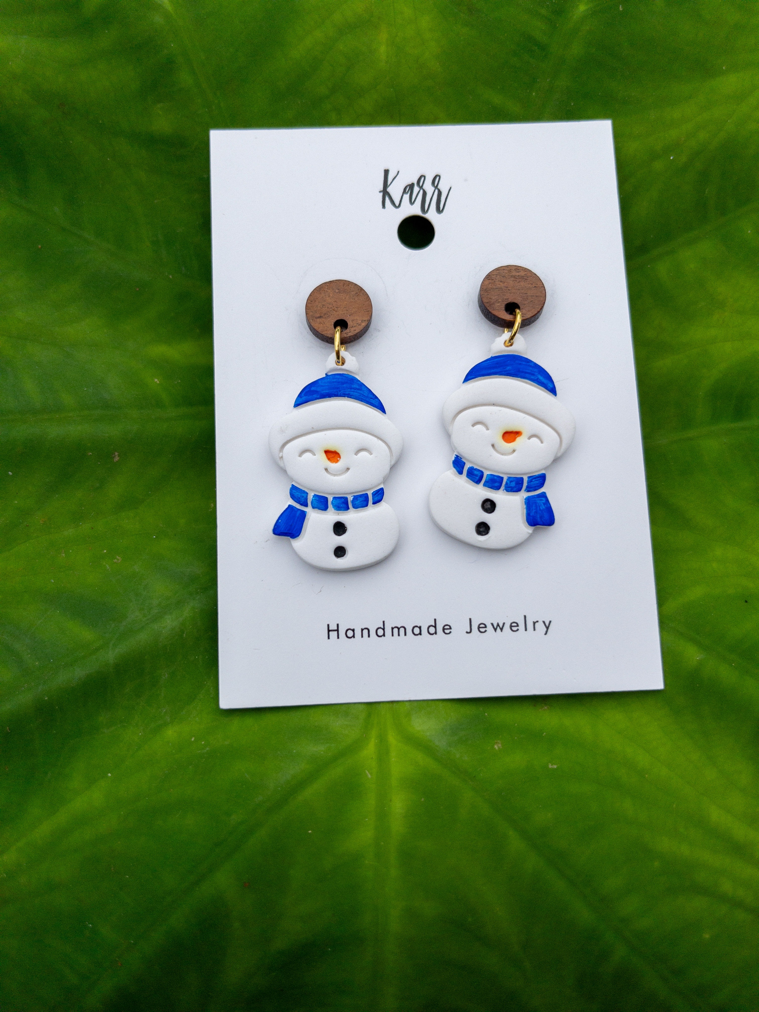 Smiling Snowmen Earrings
