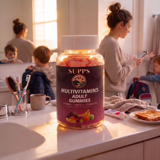 Multivitamin Adult Gummies with Vitamin C, Omega 3 + B12