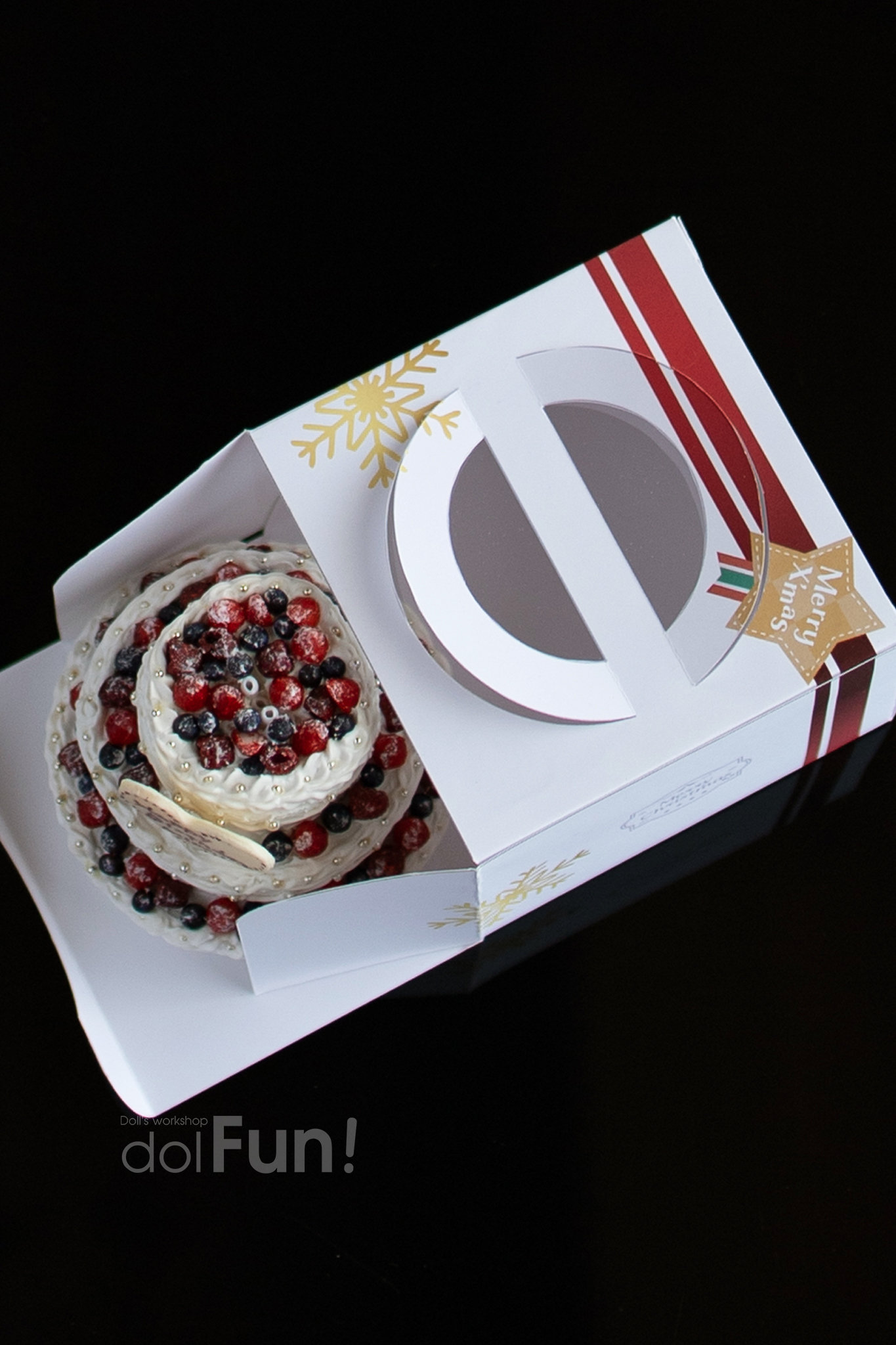 クリスマスケーキの箱 Dolfun クリスマスケーキの箱 Dolfun