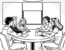 circular adults Team building for corpo