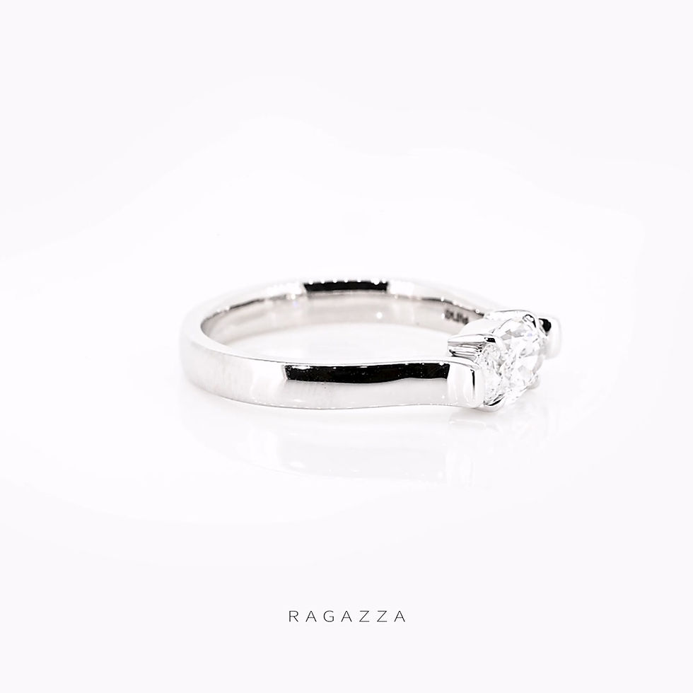Thumbnail: Marquise-Cut Lab-Grown Diamond Ring | Simple Luxury