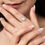 Thumbnail: Fancy Pink Lab Grown Diamond Ring 0.85ct