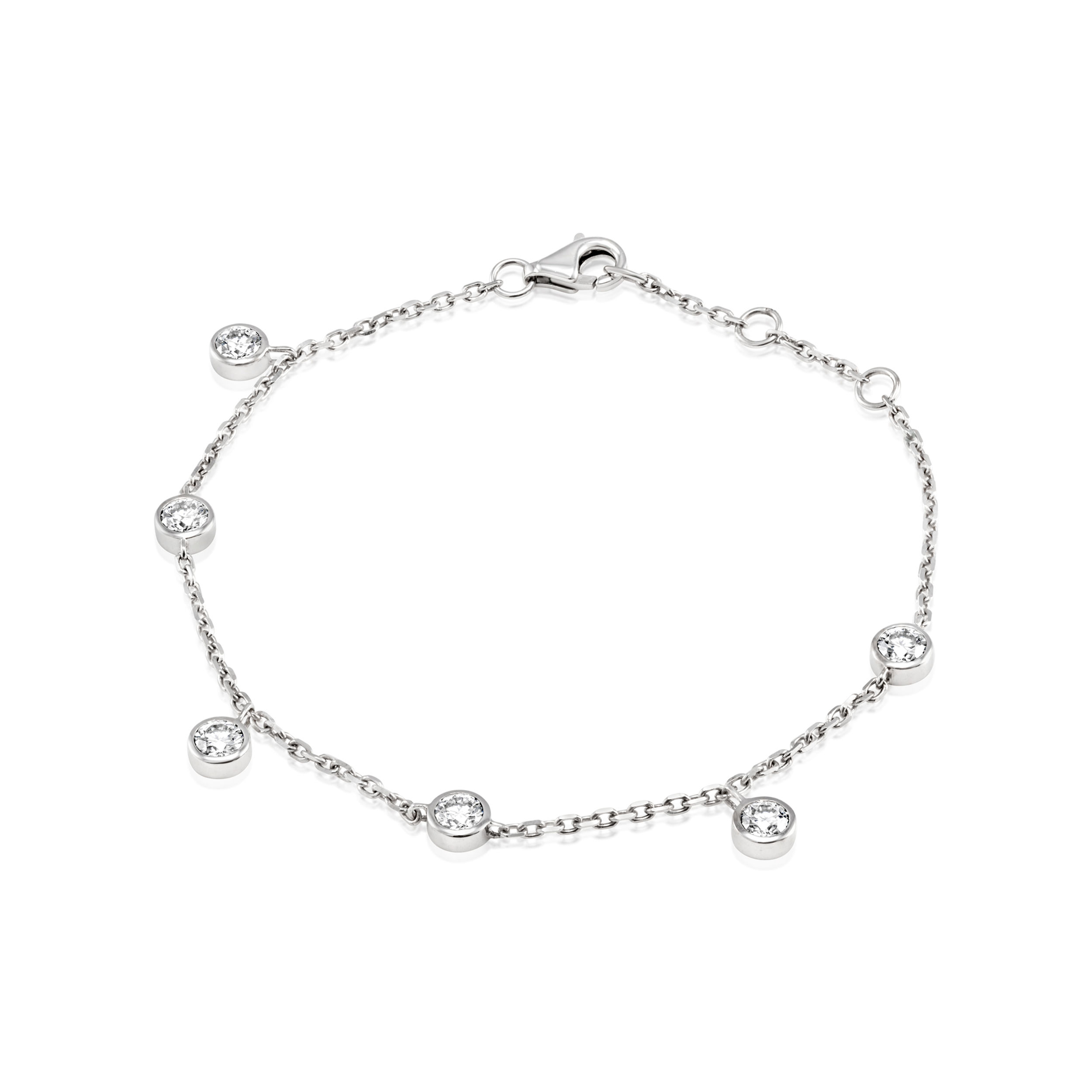 六鑽手鍊培育鑽石手鏈(共1.2卡)