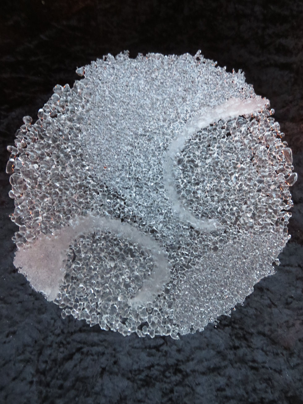 Schaal van pâte de verre