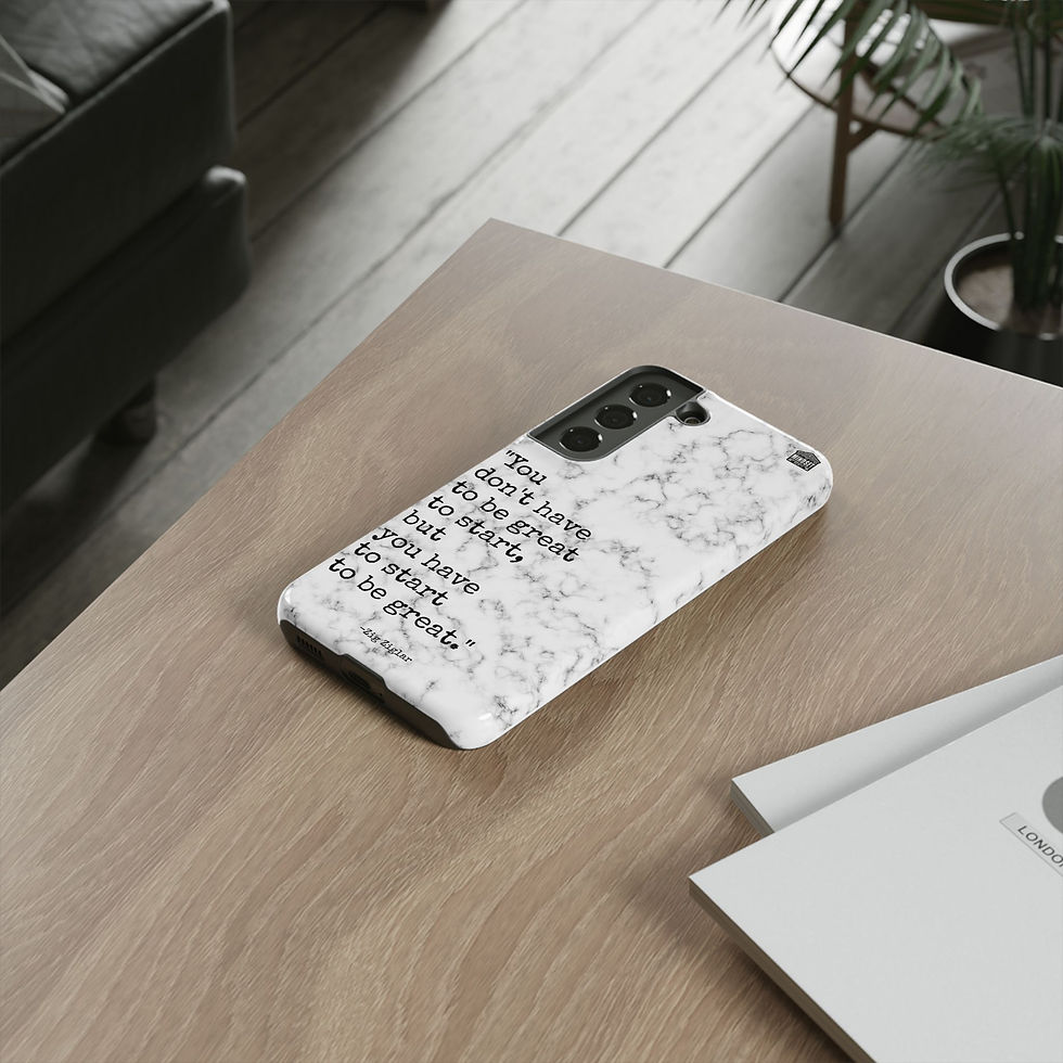 Thumbnail: White Marble Ziglar Galaxy Case